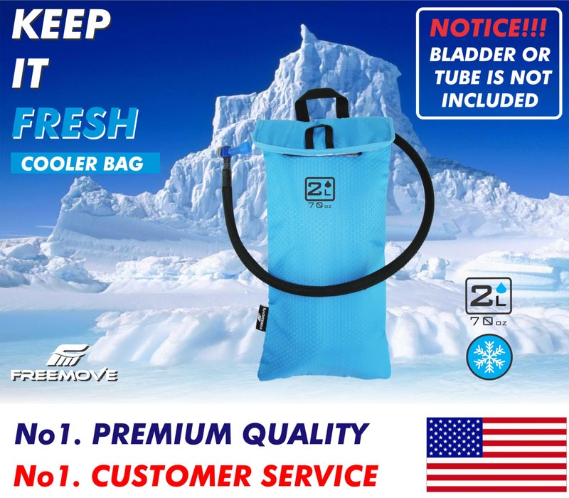 FREEMOVE 2L Sky Blue Insulated Thermo Cooler Bag - Image 2